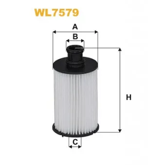 Filtre à huile WIX FILTERS WL7579
