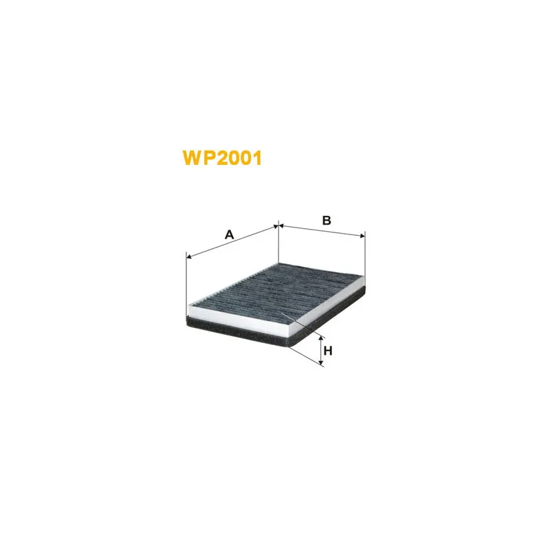 Filtre, air de l'habitacle WIX FILTERS WP2001