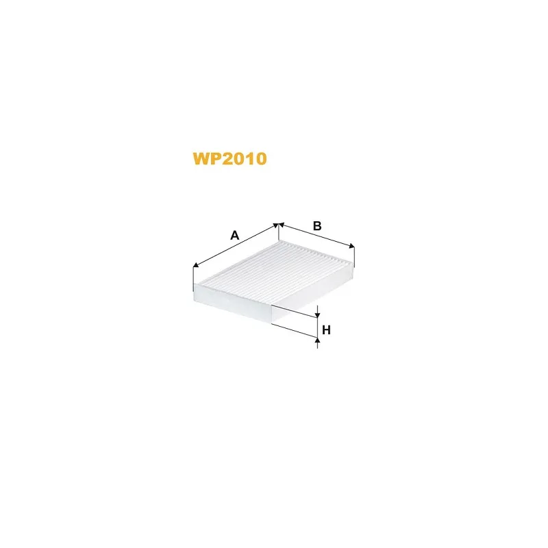Filtre, air de l'habitacle WIX FILTERS WP2010