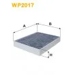 Filtre, air de l'habitacle WIX FILTERS WP2017 - Visuel 2
