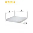 Filtre, air de l'habitacle WIX FILTERS WP2018 - Visuel 2