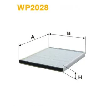 Filtre, air de l'habitacle WIX FILTERS WP2028