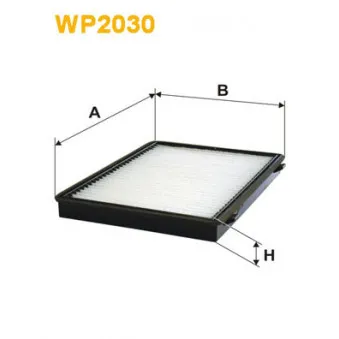 Filtre, air de l'habitacle WIX FILTERS WP2030