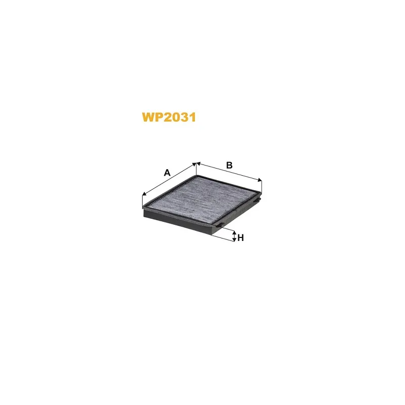 Filtre, air de l'habitacle WIX FILTERS WP2031