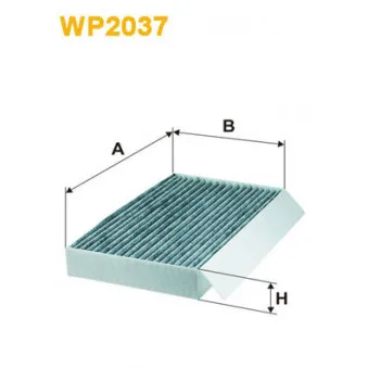Filtre, air de l'habitacle WIX FILTERS