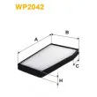 Filtre, air de l'habitacle WIX FILTERS WP2042 - Visuel 1
