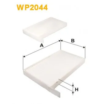 Filtre, air de l'habitacle WIX FILTERS