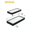 Filtre, air de l'habitacle WIX FILTERS WP2048 - Visuel 1