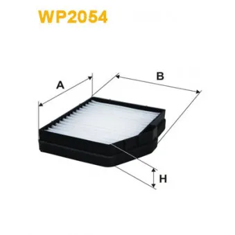 Filtre, air de l'habitacle WIX FILTERS WP2054