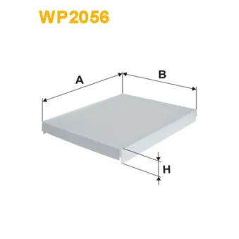 Filtre, air de l'habitacle WIX FILTERS WP2056