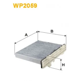 Filtre, air de l'habitacle WIX FILTERS WP2059