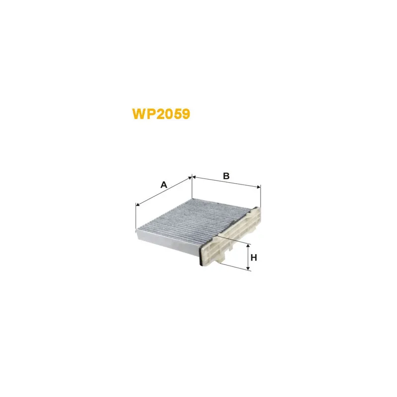 Filtre, air de l'habitacle WIX FILTERS WP2059