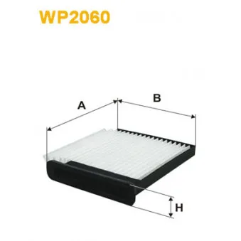 Filtre, air de l'habitacle WIX FILTERS WP2060