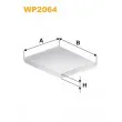 Filtre, air de l'habitacle WIX FILTERS WP2064 - Visuel 1