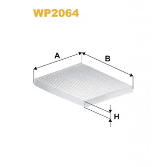 Filtre, air de l'habitacle WIX FILTERS WP2064