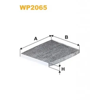 Filtre, air de l'habitacle WIX FILTERS WP2065
