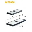 Filtre, air de l'habitacle WIX FILTERS WP2066 - Visuel 2