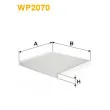 Filtre, air de l'habitacle WIX FILTERS WP2070 - Visuel 2