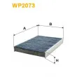 Filtre, air de l'habitacle WIX FILTERS WP2073 - Visuel 1