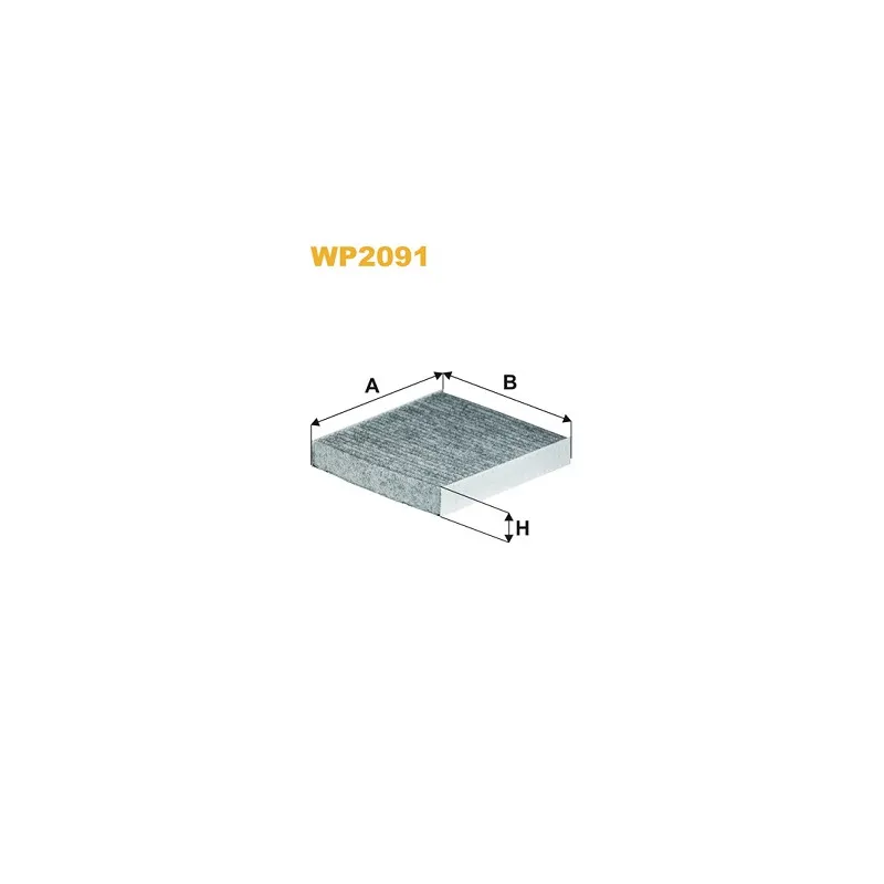 Filtre, air de l'habitacle WIX FILTERS WP2091