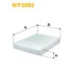 Filtre, air de l'habitacle WIX FILTERS WP2092 - Visuel 1
