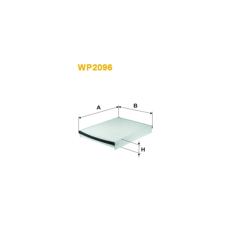 Filtre, air de l'habitacle WIX FILTERS WP2096