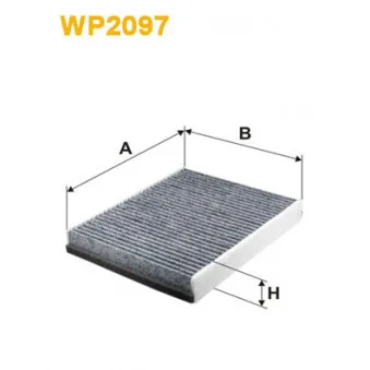 Filtre, air de l'habitacle WIX FILTERS WP2097