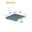 Filtre, air de l'habitacle WIX FILTERS WP2105 - Visuel 2