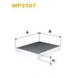 Filtre, air de l'habitacle WIX FILTERS WP2107 - Visuel 2