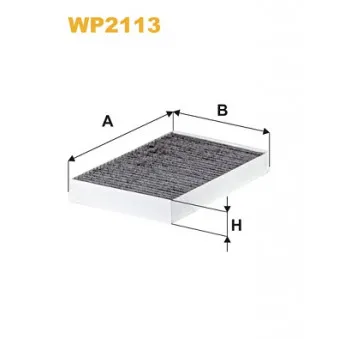 Filtre, air de l'habitacle WIX FILTERS WP2113