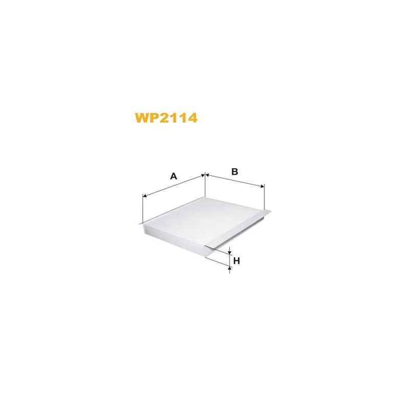 Filtre, air de l'habitacle WIX FILTERS WP2114