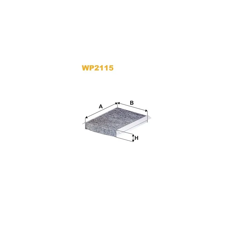 Filtre, air de l'habitacle WIX FILTERS WP2115