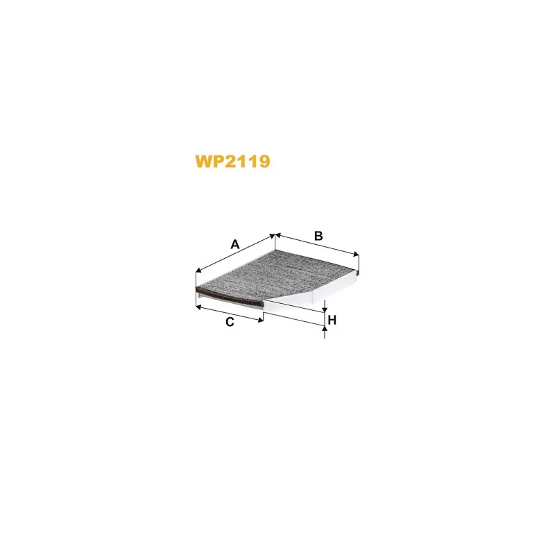 Filtre, air de l'habitacle WIX FILTERS WP2119