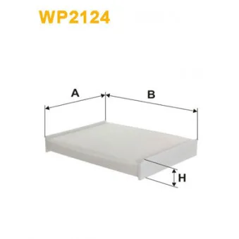 Filtre, air de l'habitacle WIX FILTERS WP2124
