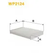Filtre, air de l'habitacle WIX FILTERS WP2124 - Visuel 2