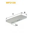 Filtre, air de l'habitacle WIX FILTERS WP2128 - Visuel 1