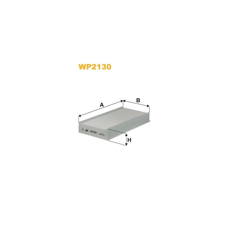 Filtre, air de l'habitacle WIX FILTERS WP2130