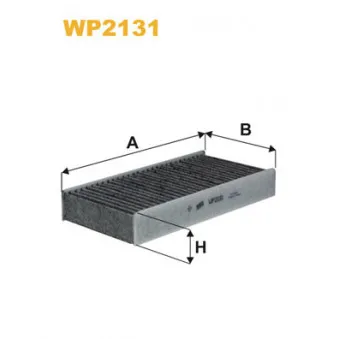 Filtre, air de l'habitacle WIX FILTERS WP2131