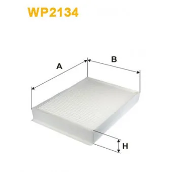 Filtre, air de l'habitacle WIX FILTERS WP2134