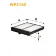 Filtre, air de l'habitacle WIX FILTERS WP2140 - Visuel 1