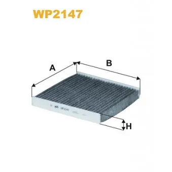 Filtre, air de l'habitacle WIX FILTERS WP2147
