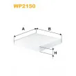Filtre, air de l'habitacle WIX FILTERS WP2150 - Visuel 1