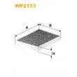 Filtre, air de l'habitacle WIX FILTERS WP2153 - Visuel 1