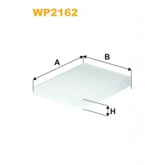 Filtre, air de l'habitacle WIX FILTERS WP2162