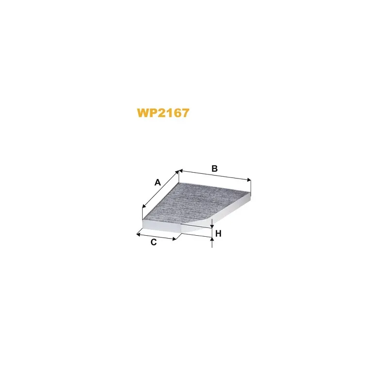 Filtre, air de l'habitacle WIX FILTERS WP2167