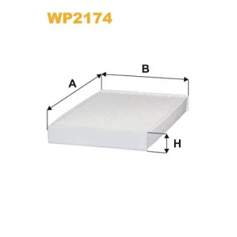 Filtre, air de l'habitacle WIX FILTERS WP2174
