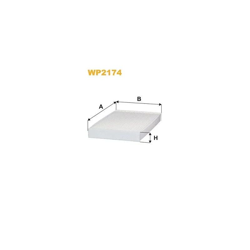 Filtre, air de l'habitacle WIX FILTERS WP2174