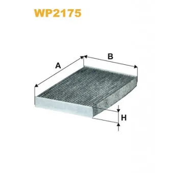 Filtre, air de l'habitacle WIX FILTERS WP2175
