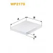 Filtre, air de l'habitacle WIX FILTERS WP2178 - Visuel 1