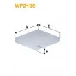 Filtre, air de l'habitacle WIX FILTERS WP2180 - Visuel 1
